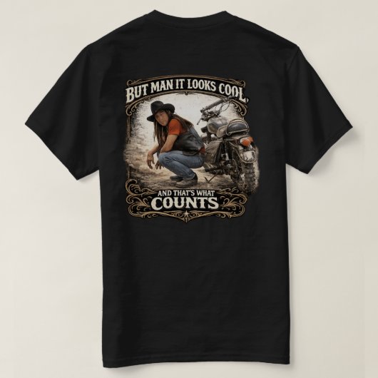 T-shirt « L'air cool compte » (Design dos)