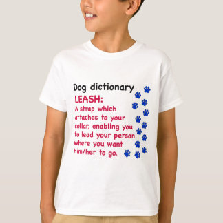 T-shirt Laisse - dictionnaire pour chien