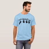 T-shirt Laissé il y ait lumière (Devant entier)