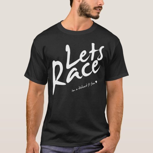 T-shirt laisse la course (Devant)
