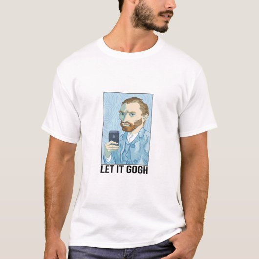 T-shirt Laisse-Le Gogh Vincent Funny Van Gogh (Devant)