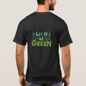 T-shirt Laisse-le vert (Dos)