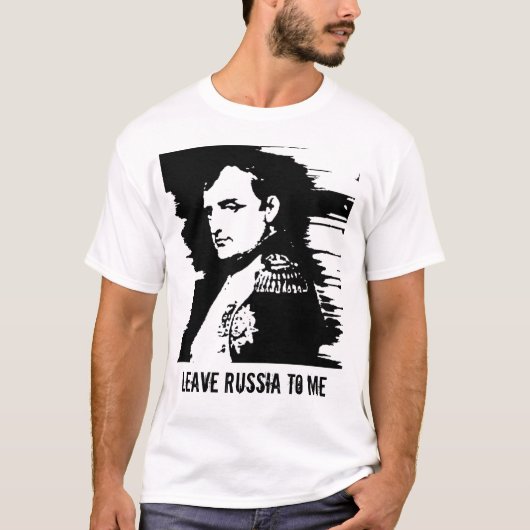 T-shirt Laisse-moi la Russie (Devant)