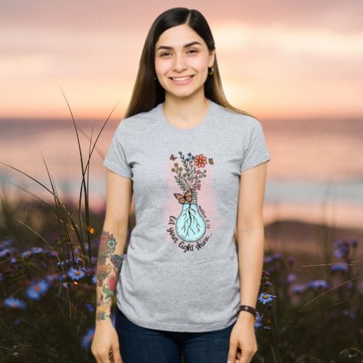 T-shirt Laisser Briller Votre Lumière - Matthieu 5:16