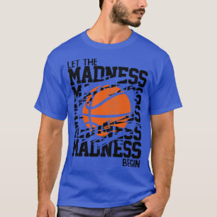 T-shirt Laisser La Folie Commencer Les Mots Empilés 1