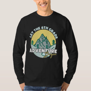 T-shirt Laisser L'Aventure Sixthgrade Commencer Enseignant
