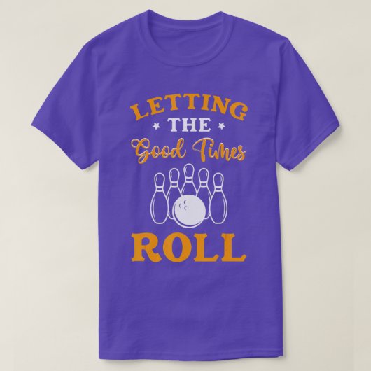 T-shirt Laisser Le Bon Temps Roll Bowling Gift Bowler (Design devant)