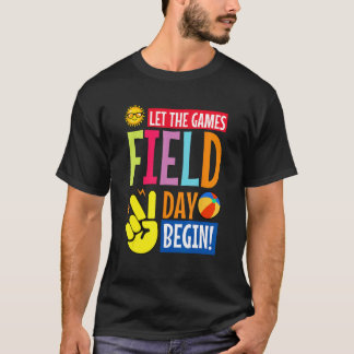 T-shirt Laisser Les Jeux Commencer Field Day 2023 Enfants