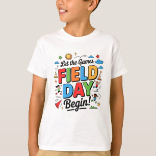 T-shirt Laisser Les Jeux Commencer Field Day Fun Day Teach