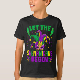 T-shirt Laisser Les Shenanigans Commencer Mardi Gras 1