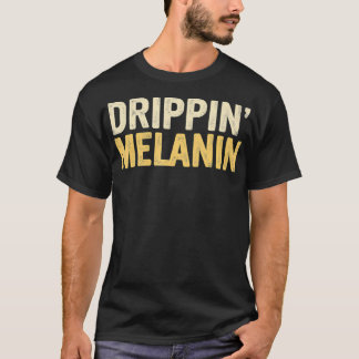 T-shirt Laisser Melanin Retro Vintage