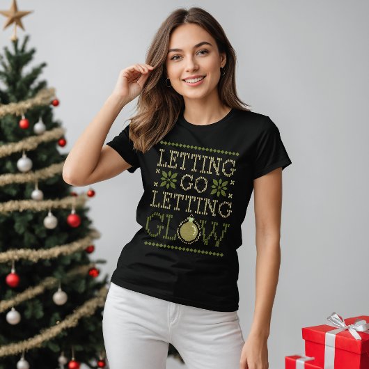 T-shirt Laisser partir, Laisser la lueur festive
