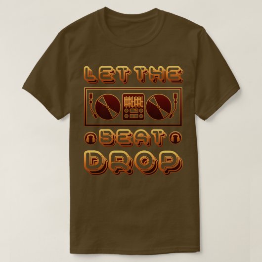 T-shirt Laisser tomber le rythme (Design devant)