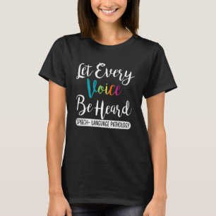 T-shirt Laisser Tout Le Monde Voter Être Entendu Slp] Lang
