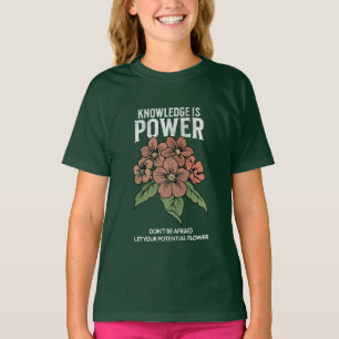 T-shirt laisser votre fleur potentielle vintage amant de f