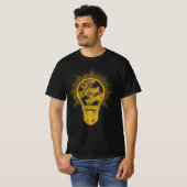 T-shirt Laisser Votre Lumière Lumière Ampoule Graphic Vous (Devant entier)
