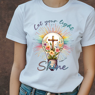 T-shirt Laissez briller votre lumière chrétienne