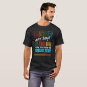 T-shirt Laissez Cette Fille Vous Montrer Comment Bungee Ju (Devant entier)