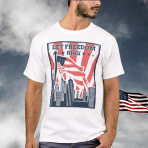 T-shirt Laissez la liberté tourner
