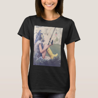 T-shirt Laissez la place les garçons laissez cette fille v