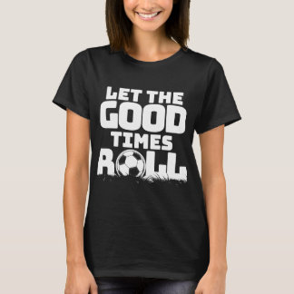 T-shirt Laissez le bon temps rouler le football