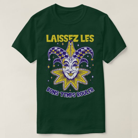 T-shirt Laissez les bons temps rouler 1 (Design devant)