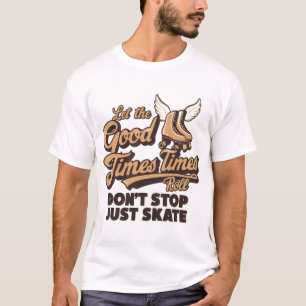T-shirt LAISSEZ LES BONS TEMPS ROULER 80s RETRO ROLLER SKA