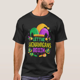 T-shirt Laissez Les Shenanigans Commencer Mardi Gras Enfan