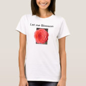 T-shirt Laissez-moi fleurir (Devant)