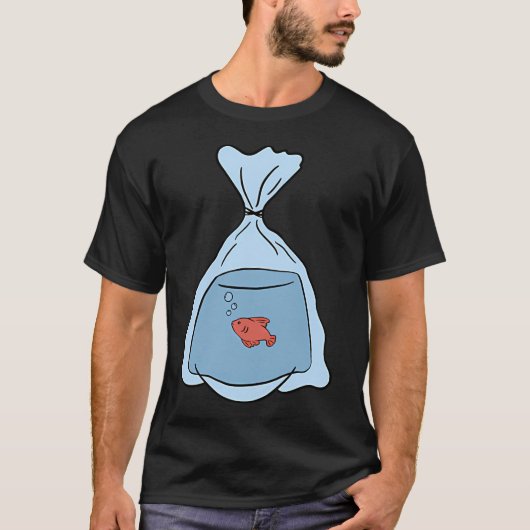 T-shirt Laissez-moi pêcher (Devant)