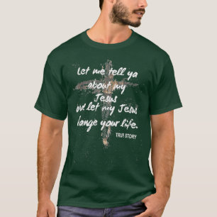 T-shirt Laissez-Moi Vous Parler De Mon Jésus Bible Chrétie