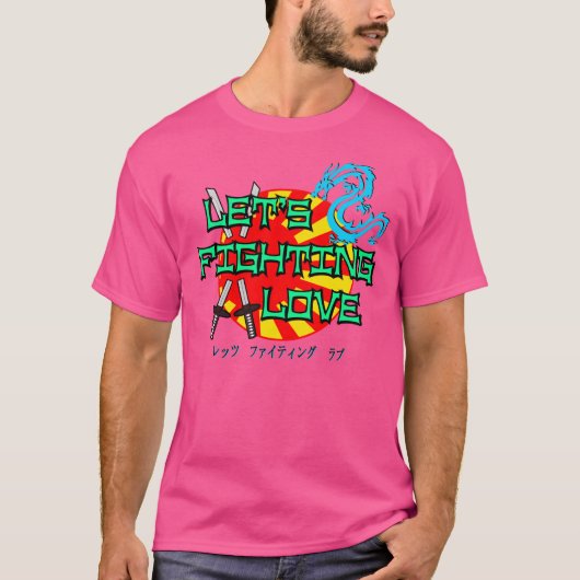 T-shirt Laissez-nous amour de combat (Devant)