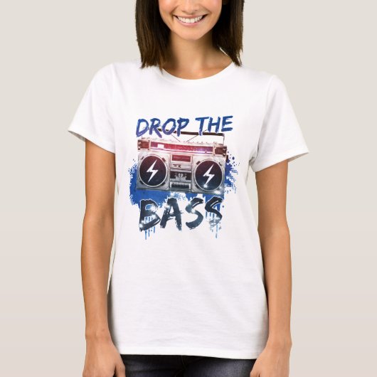 T-shirt Laissez tomber la basse (Devant)
