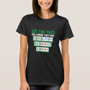 T-shirt Laissez Tomber Les Carreaux Où Ils Peuvent Carrele