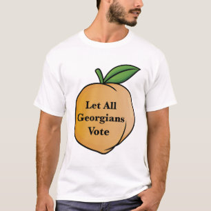 T-shirt Laissez tous les Georgiens voter