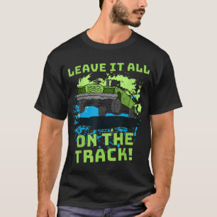 T-shirt Laissez Tout Sur La Voie Démolition Derby Voiture 