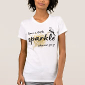 T-shirt laissez un peu éclatant où que vous alliez mignon  (Devant)