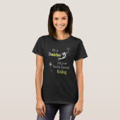 T-shirt Laissez Vos Paroles Diffuser Une Note D'Amour À La (Devant entier)