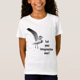T-Shirt Laissez votre imagination s'envoler ! Mouette qui