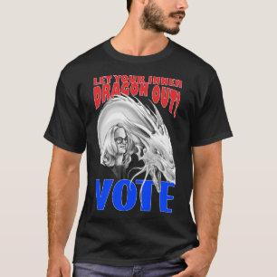 T-shirt Laissez votre VOTE intérieur de dragon -