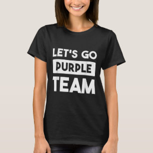 T-shirt Laissons Aller Purple Team War Jeu Concours Été Ca