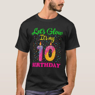 T-shirt Laissons éclater ma 10e fête Anniversaire-Annivers