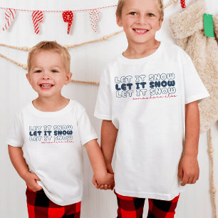 T-shirt Laissons-Le Neiger Quelque Part Autre Noël Drôle