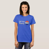T-shirt Laissons le peuple voter (Devant entier)