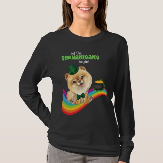 T-shirt Laissons les Shenanigans commencer Saint Patrick's (Devant)