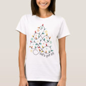 T-shirt Laissons s'éclairer - Lumières de Noël (Devant)