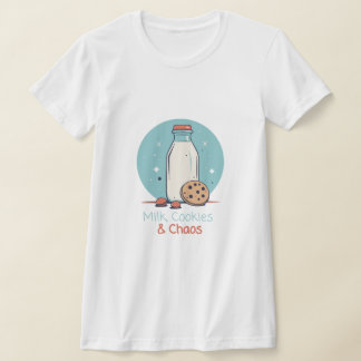 T-shirt Lait, biscuits et chaos