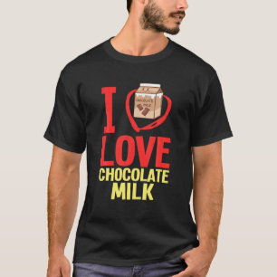 T-shirt Lait Chocolat Choco Milkshake Shake Boire