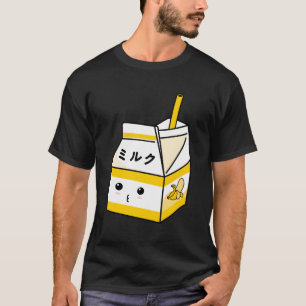 T-shirt Lait de banane Shake Kawaii Anime japonaise Fan Ja