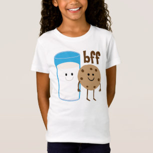 T-Shirt Lait de BFF et chemise de biscuits